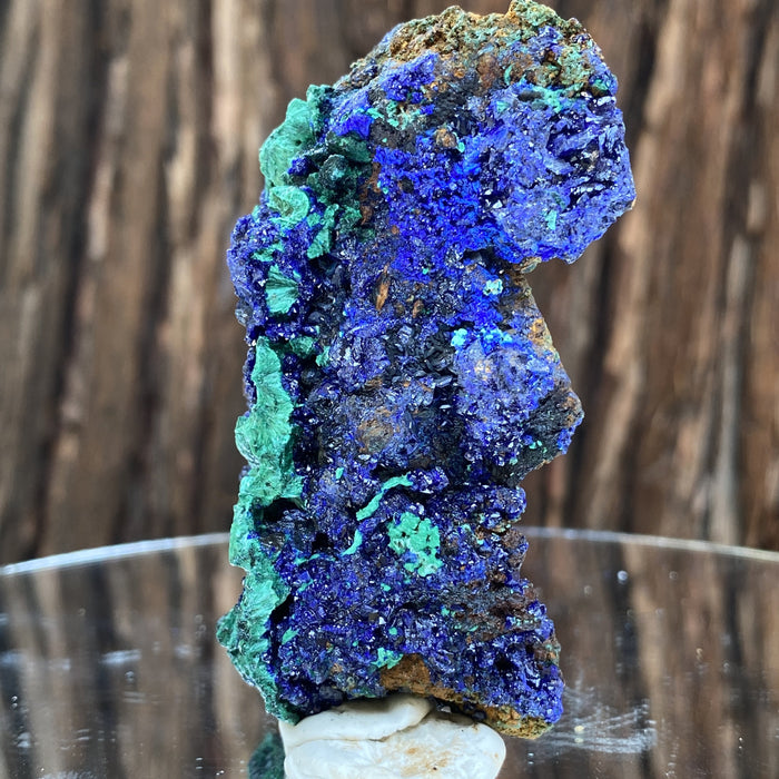 110g 8x5x4cm Blue Shiny Azurite from Laos - Locco Decor