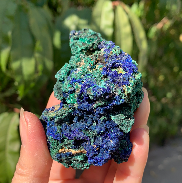 122g 8x6x4cm Rare Azurite from Laos