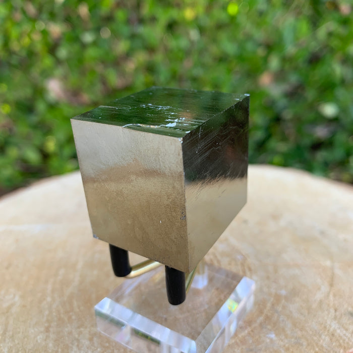 140.0g 3x3x3cm Perfect Silver Spanish Pyrite from Spain