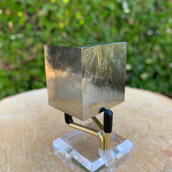 158.0g 4x4x3cm Perfect Silver Spanish Pyrite from Spain