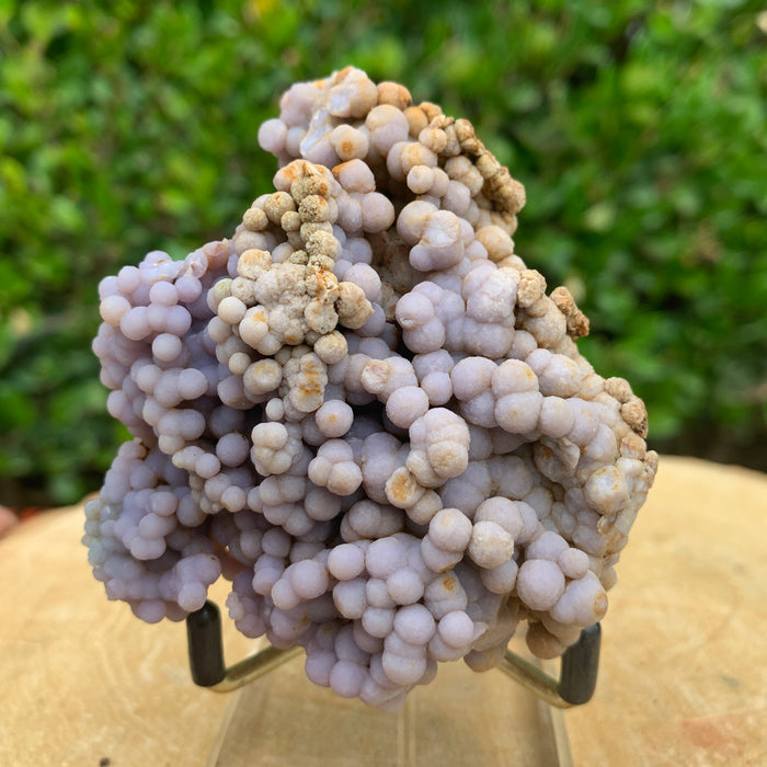 168.0g 8x7x4cm Purple Grape Agate Chalcedony from Indonesia