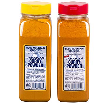 2 JAMAICAN CURRY POWDER HOT & REGULAR - BMC