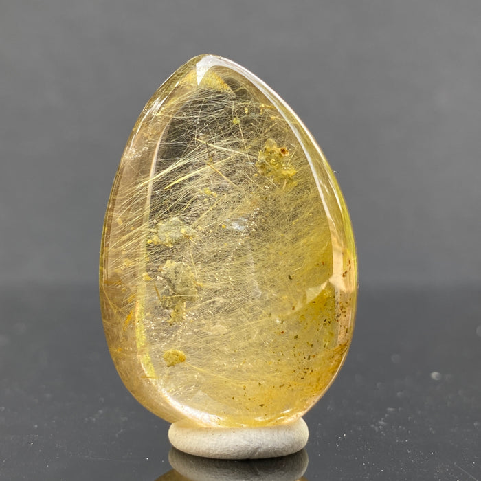 22.2g 3.9x2.7x1.7cm Clear Rutilated Quartz from China