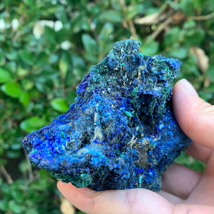392g 10x9x6cm Rare Azurite from Laos