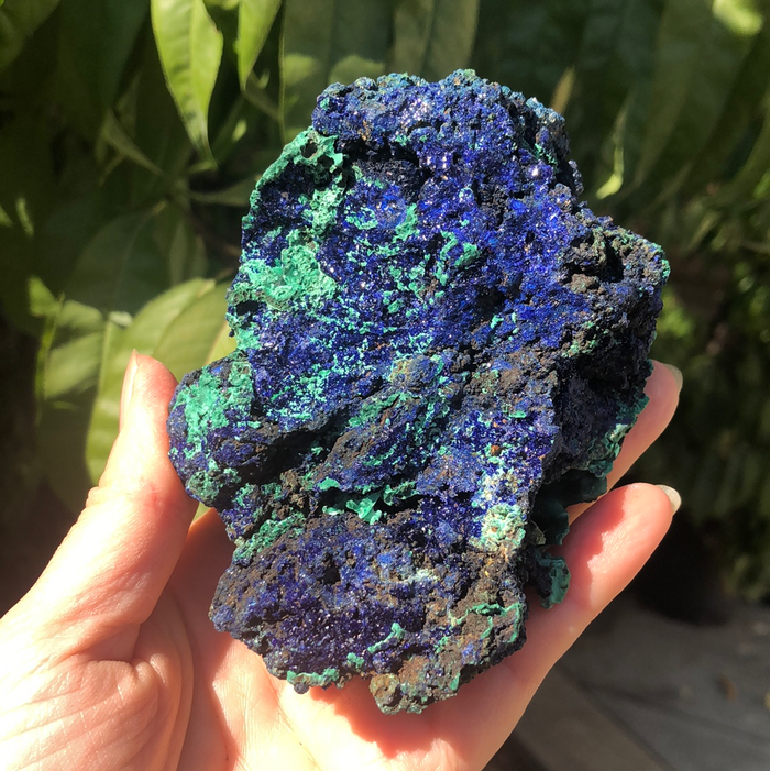 442g 10x8x6cm Rare Azurite from Laos