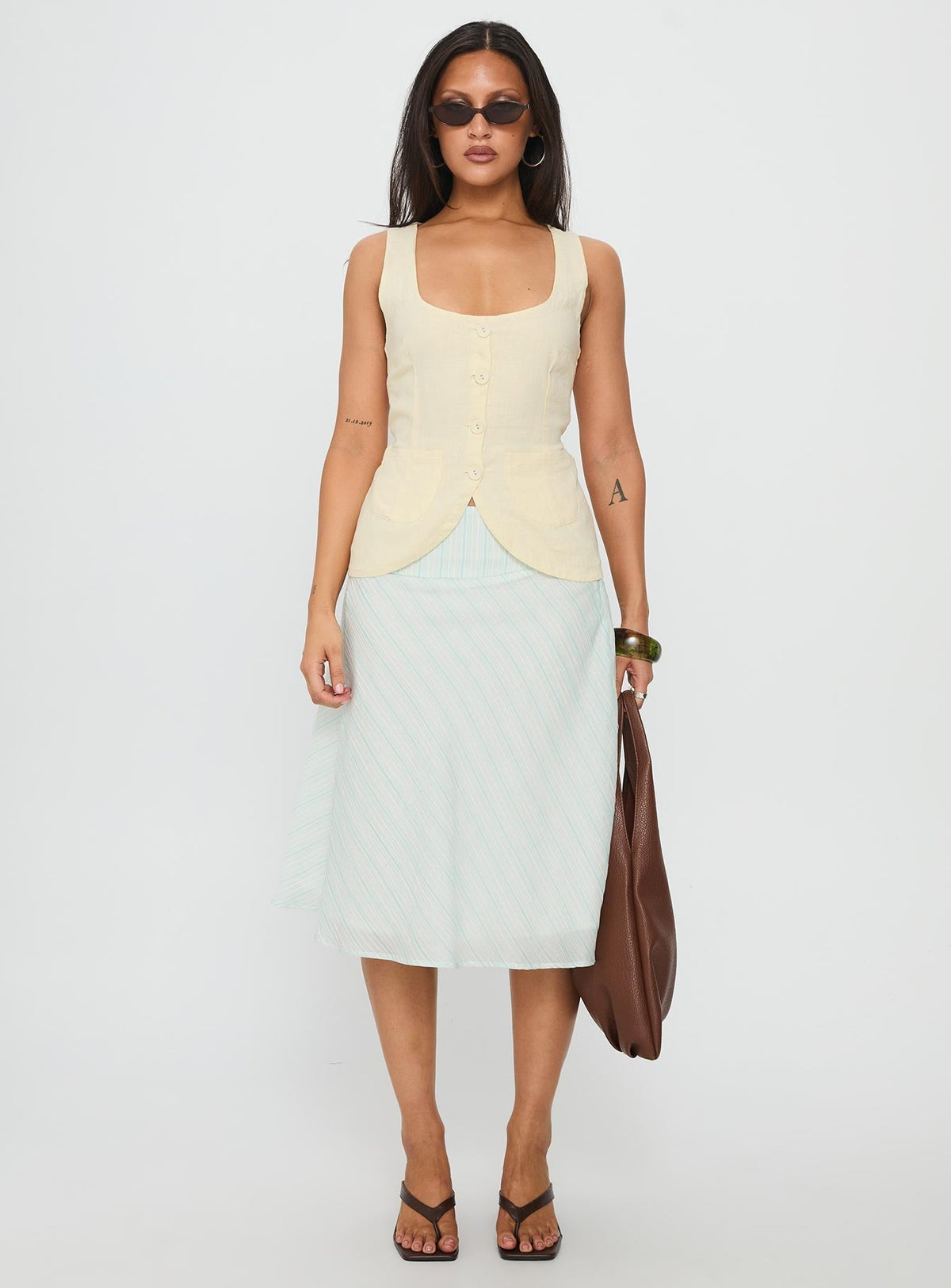Spirito Vest Top Butter