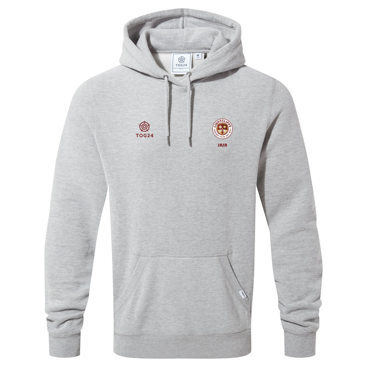 Lightcliffe CC Mens - Wyke Hoody Mid Grey Marl