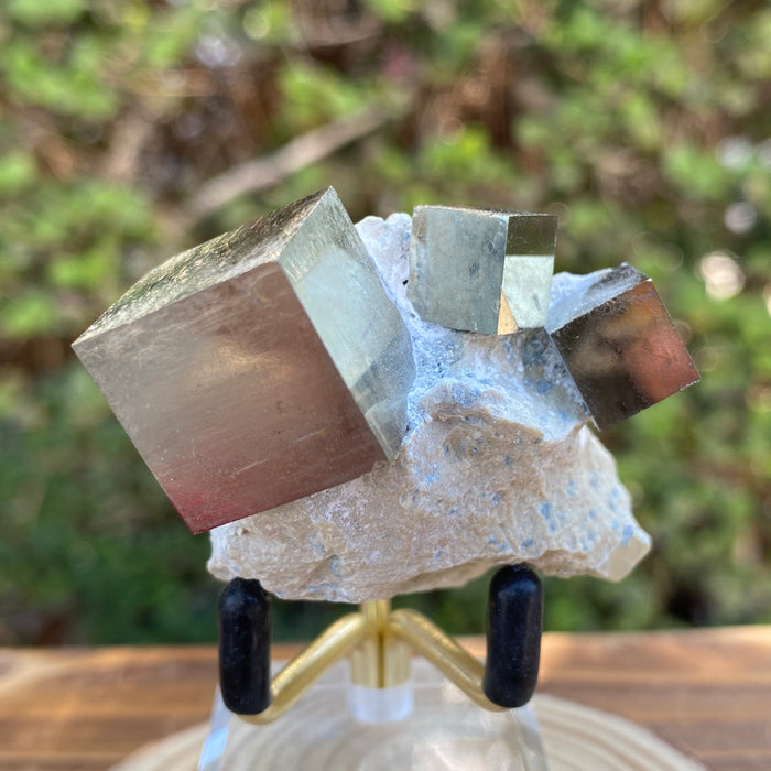 73.7g 6x5x3cm Gold Spanish Pyrite Matrix from Spain