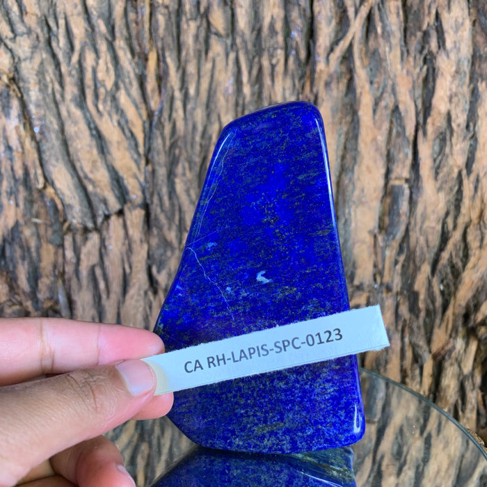 893.0g 14x8x3cm Dark Blue Lapis Lazuli Natural Shape from Afghanistan
