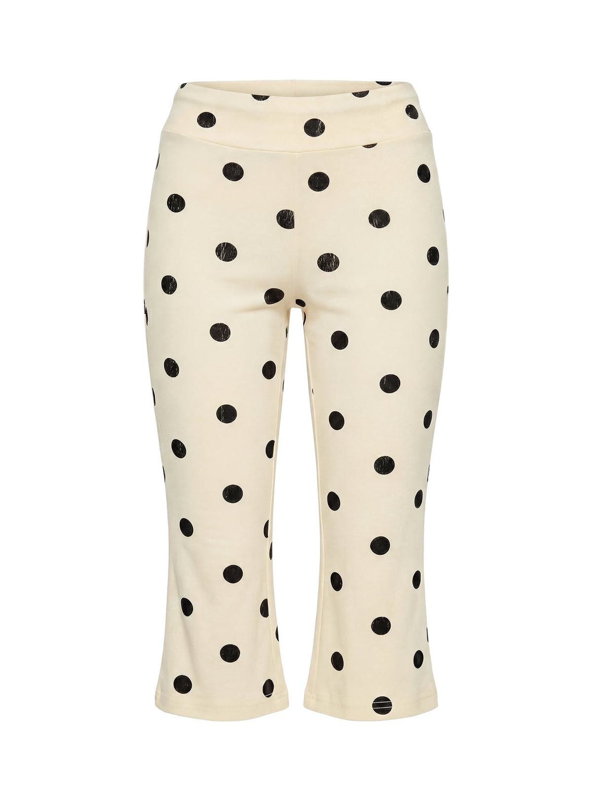 Samaira Capri Pant Cream Polka Dot