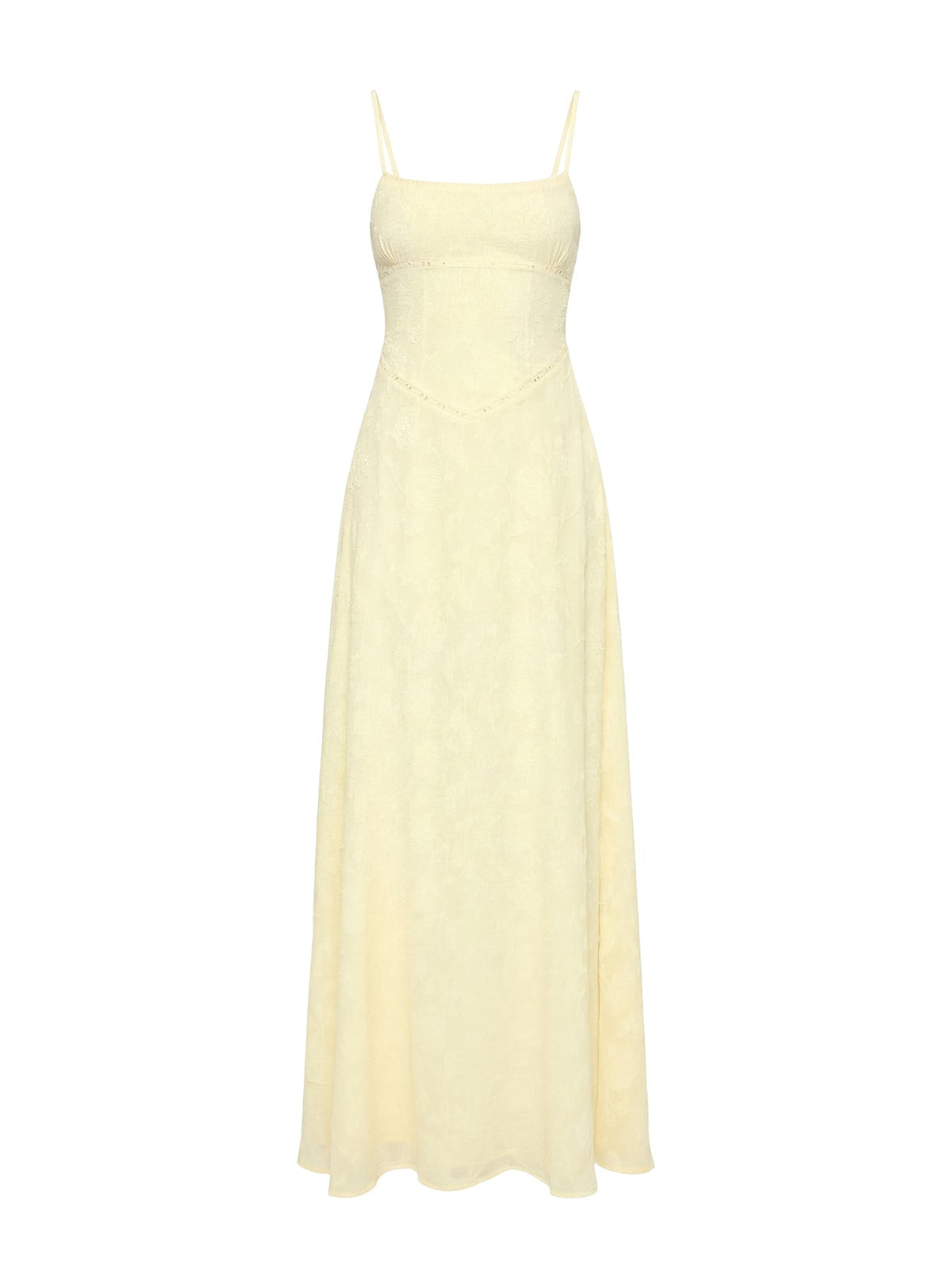 South Of France Maxi Dress Yellow