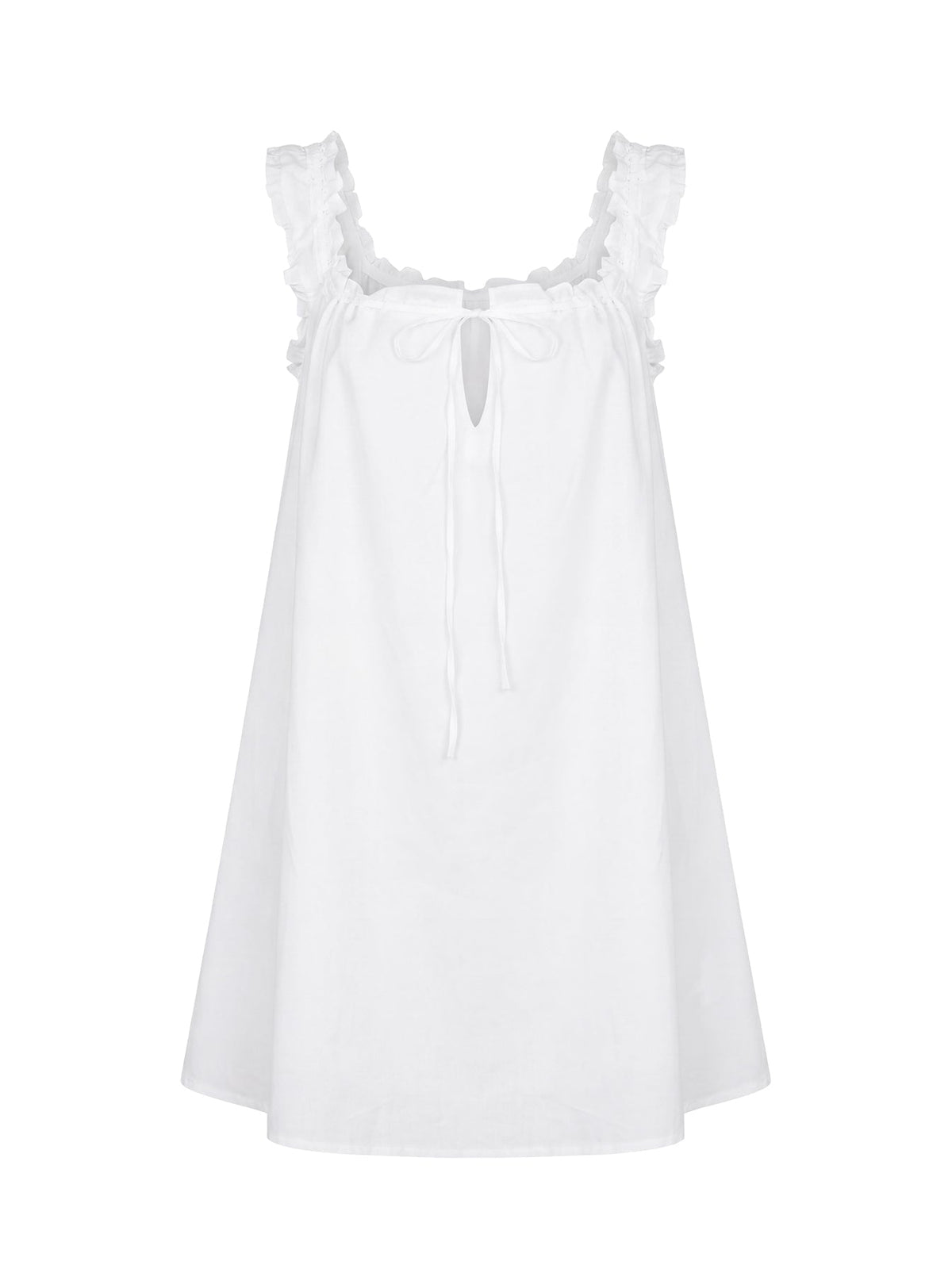 Swing Mini Dress White