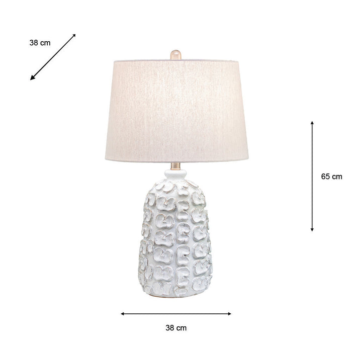 Aliya Table lamp with shade-Renaissance Design Studio