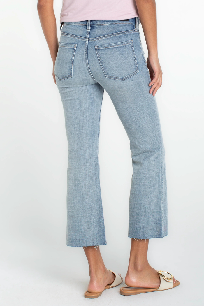 Hannah Crop Flare w/ Cut Hem