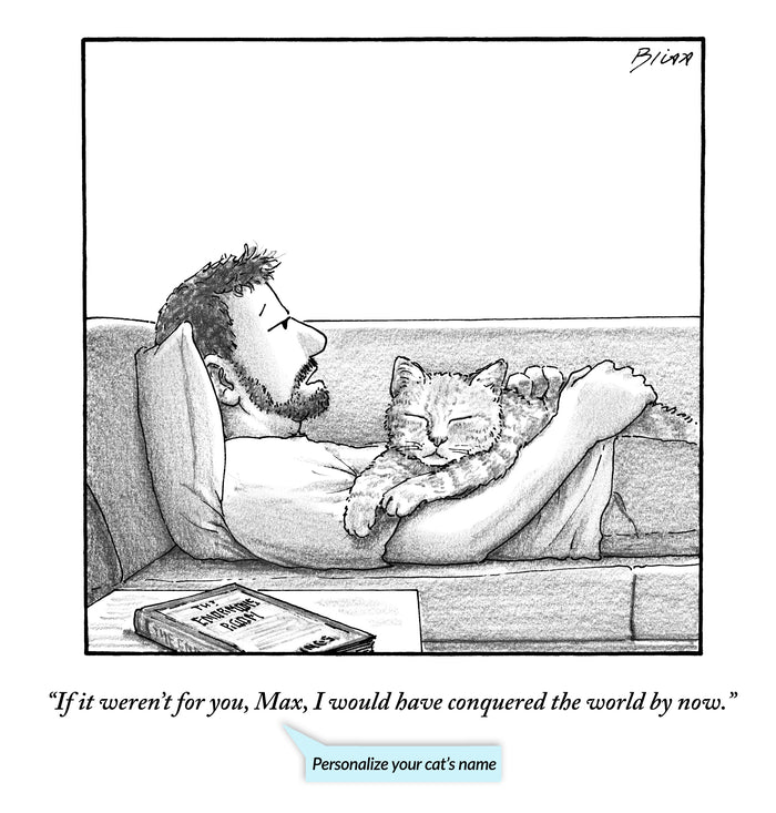 I Would Have Conquered the World by Now Personalized Cartoon