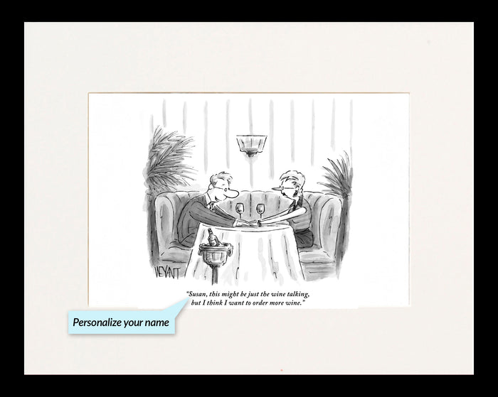 Just the Wine Talking Personalized Cartoon