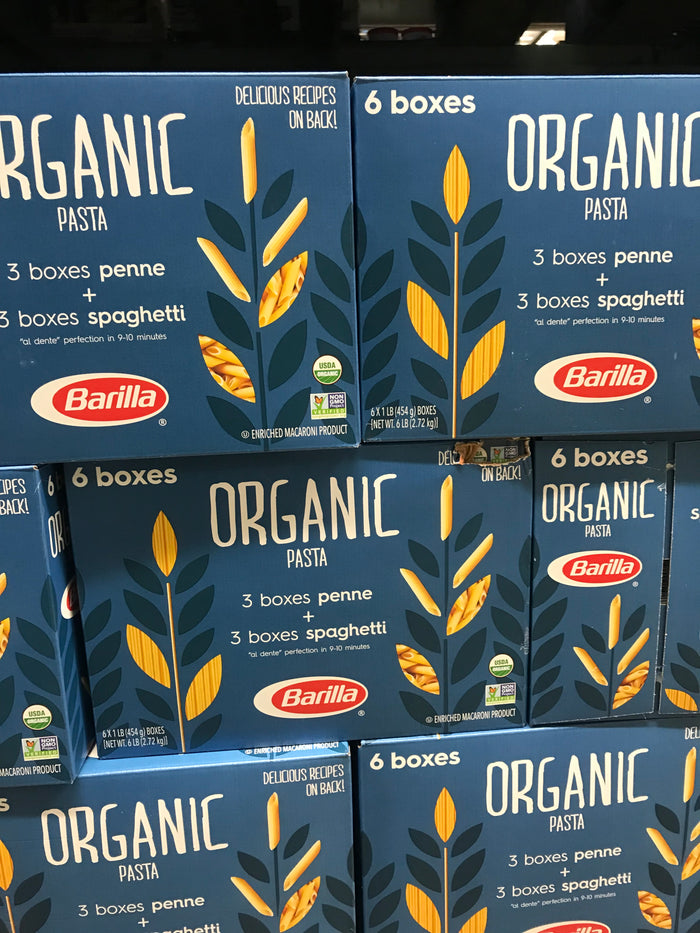 Spaghetti-Barilla Spagpenne-Organic Pasta-6Pack(3Penne-3Spaghetti)-B