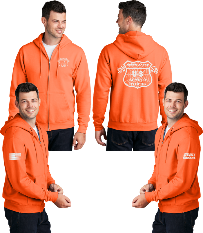 Speed Coast - Men's Zippered Hoodie