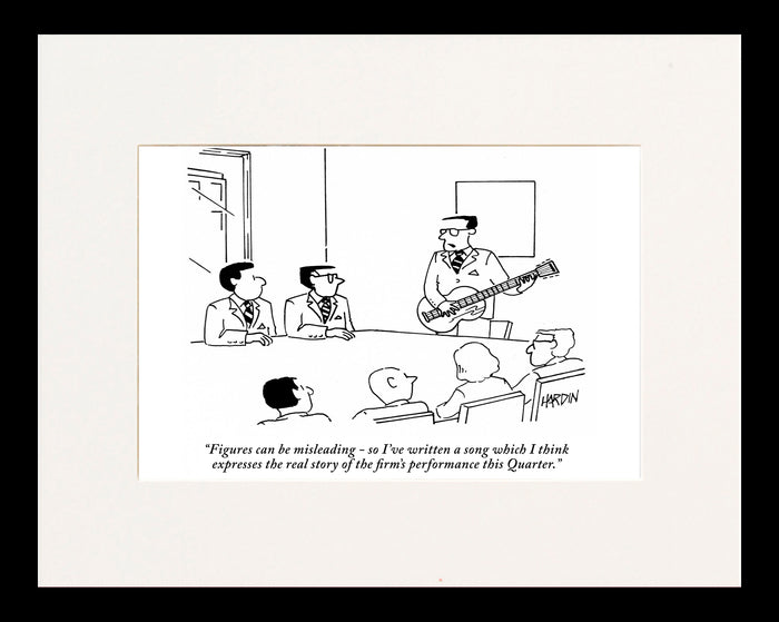Story in a Song Cartoon Print