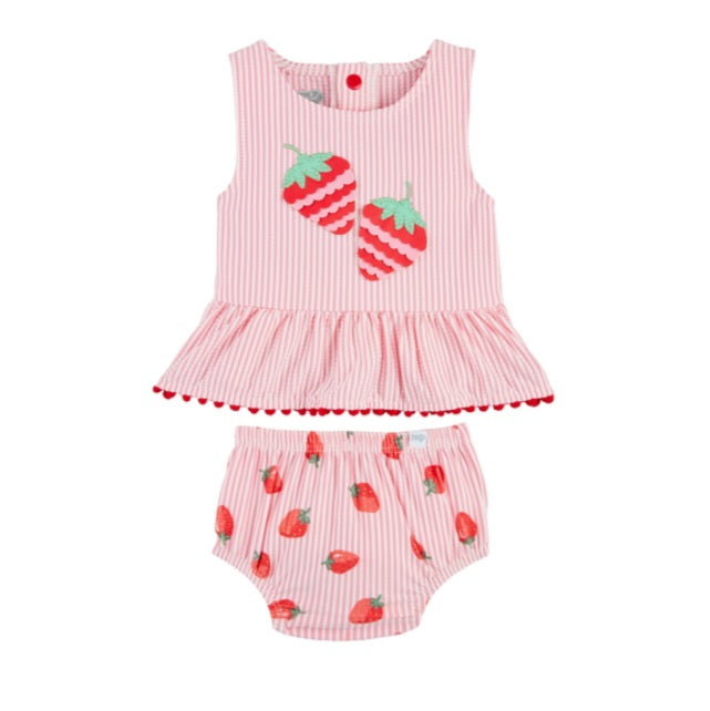 Strawberry Two Piece Swimsuit
