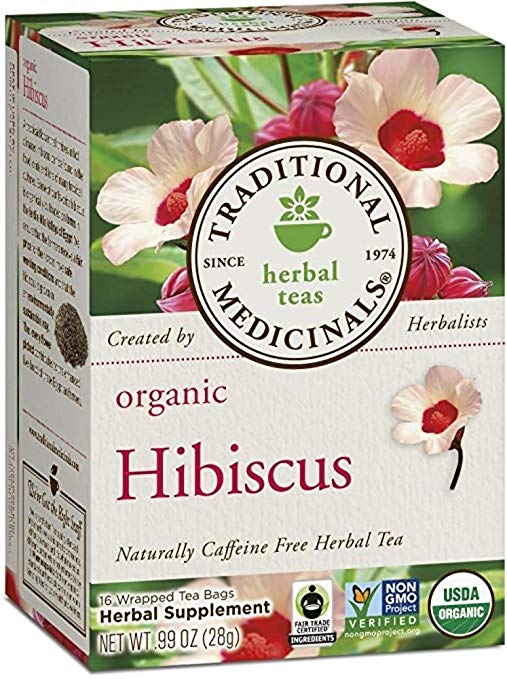 Traditional Medicinal Organic Hibiscus Herbal Tea-16 Bags-B
