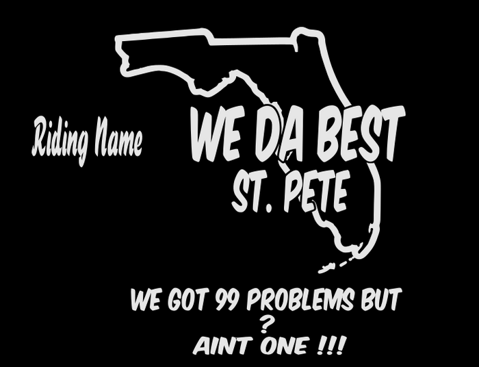 WeDaBest St Pete - Reflective Zippered Hoodie