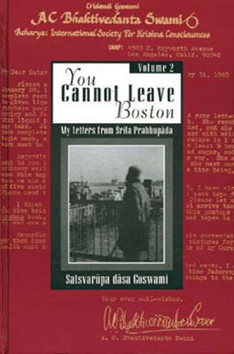 YOU CANNOT LEAVE BOSTON - Volume - 2