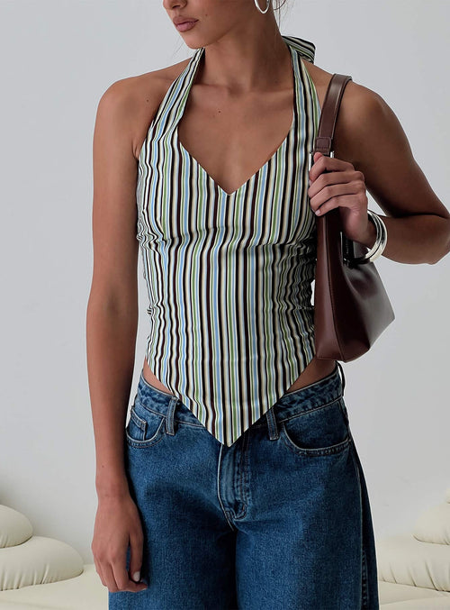 High Gear Halter Top Multi