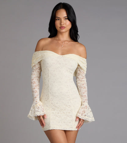 Forever Romantic Lace Mini Dress