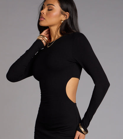 Bold Exit Backless Midi Dress