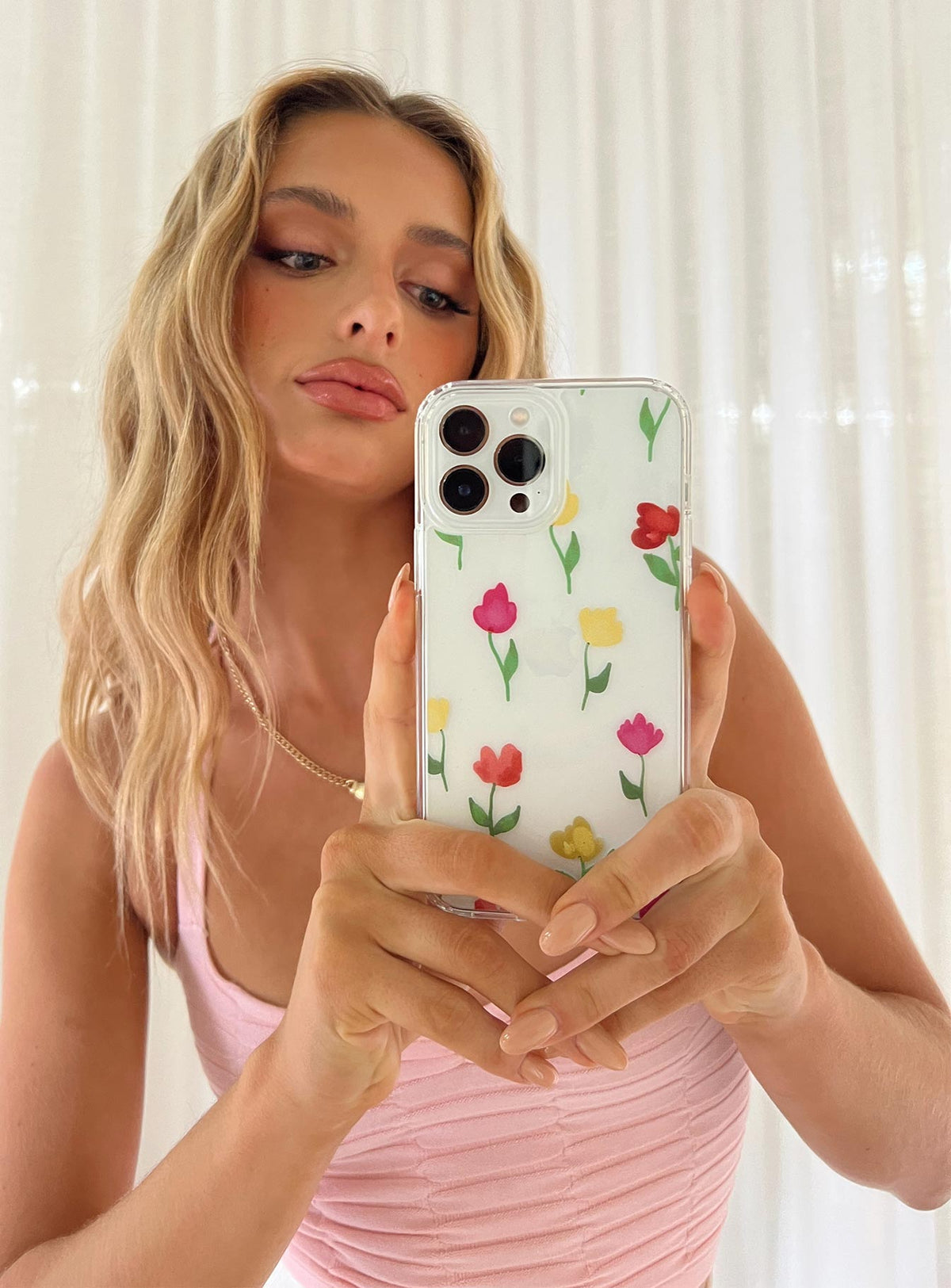 Tallow Tulip iPhone Case Multi