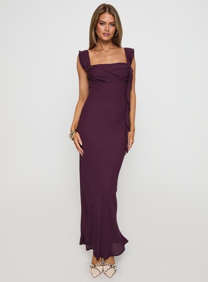 Lanai Maxi Dress Plum