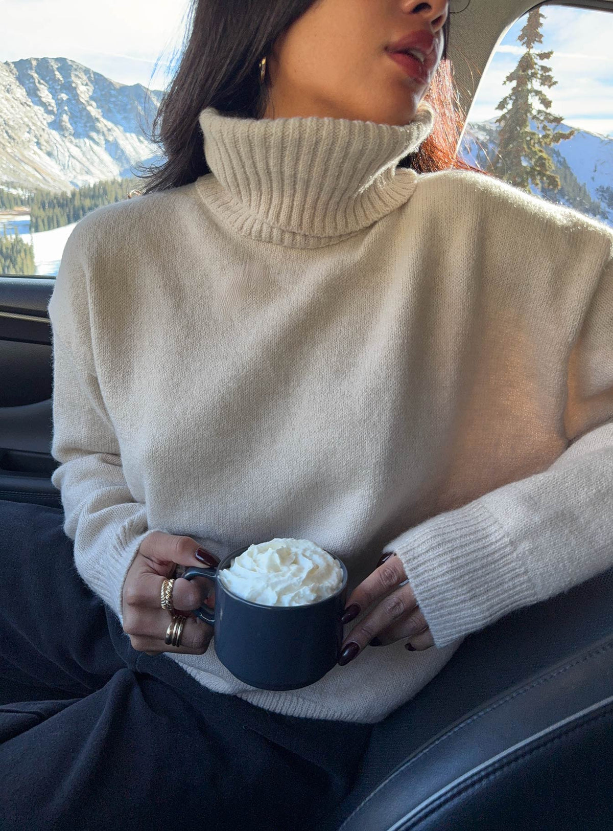 Oswin Turtleneck Sweater Oatmeal
