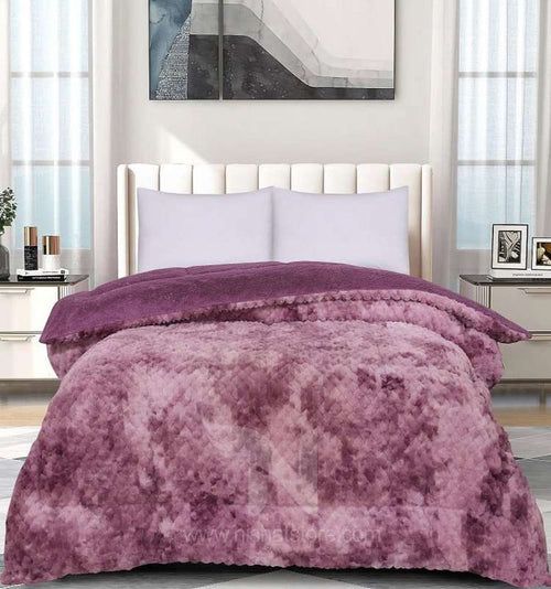 1 PC Double Fluffy Velvet Quilt NCS 165 - Nishat Creative Store