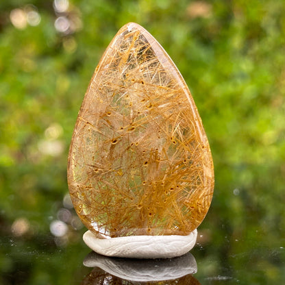 10.5g 3.6x2.3x1cm Clear Rutilated Quartz from China