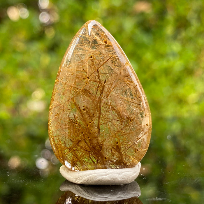 10.5g 3.6x2.3x1cm Clear Rutilated Quartz from China