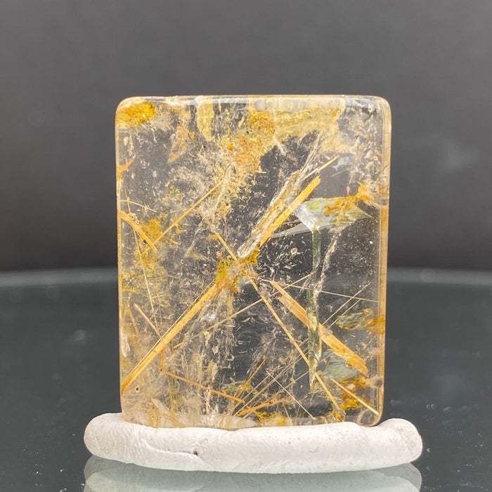 12.2g 3x2.4x0.9cm Clear Rutilated Quartz from China