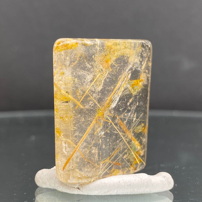 12.2g 3x2.4x0.9cm Clear Rutilated Quartz from China