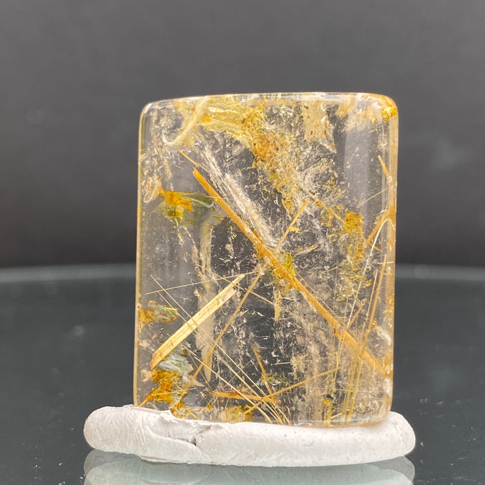 12.2g 3x2.4x0.9cm Clear Rutilated Quartz from China