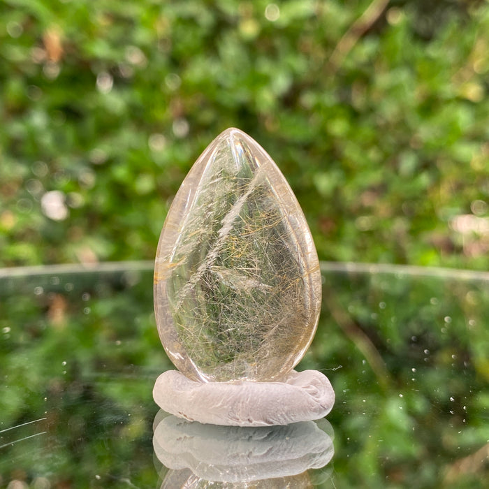 12.9g 3.6x2.3x1.3cm Clear Rutilated Quartz from China