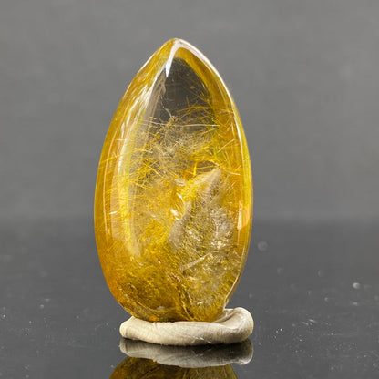 16.2g 3.8x2.1x1.6cm Clear Rutilated Quartz from China