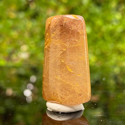 17.5g 3.4x2.4x1.5cm Clear Rutilated Quartz from China