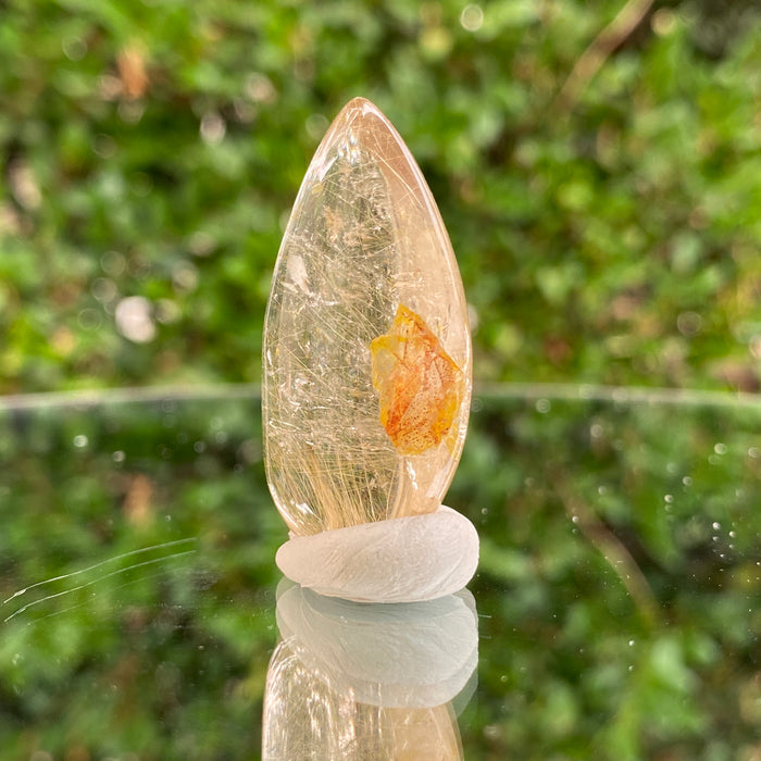 17.6g 4.2x2.2x1.5cm Clear Rutilated Quartz from China