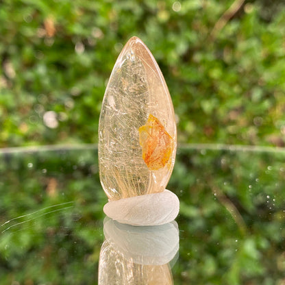 17.6g 4.2x2.2x1.5cm Clear Rutilated Quartz from China