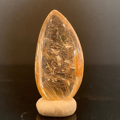 17.6g 4.2x2.2x1.5cm Clear Rutilated Quartz from China