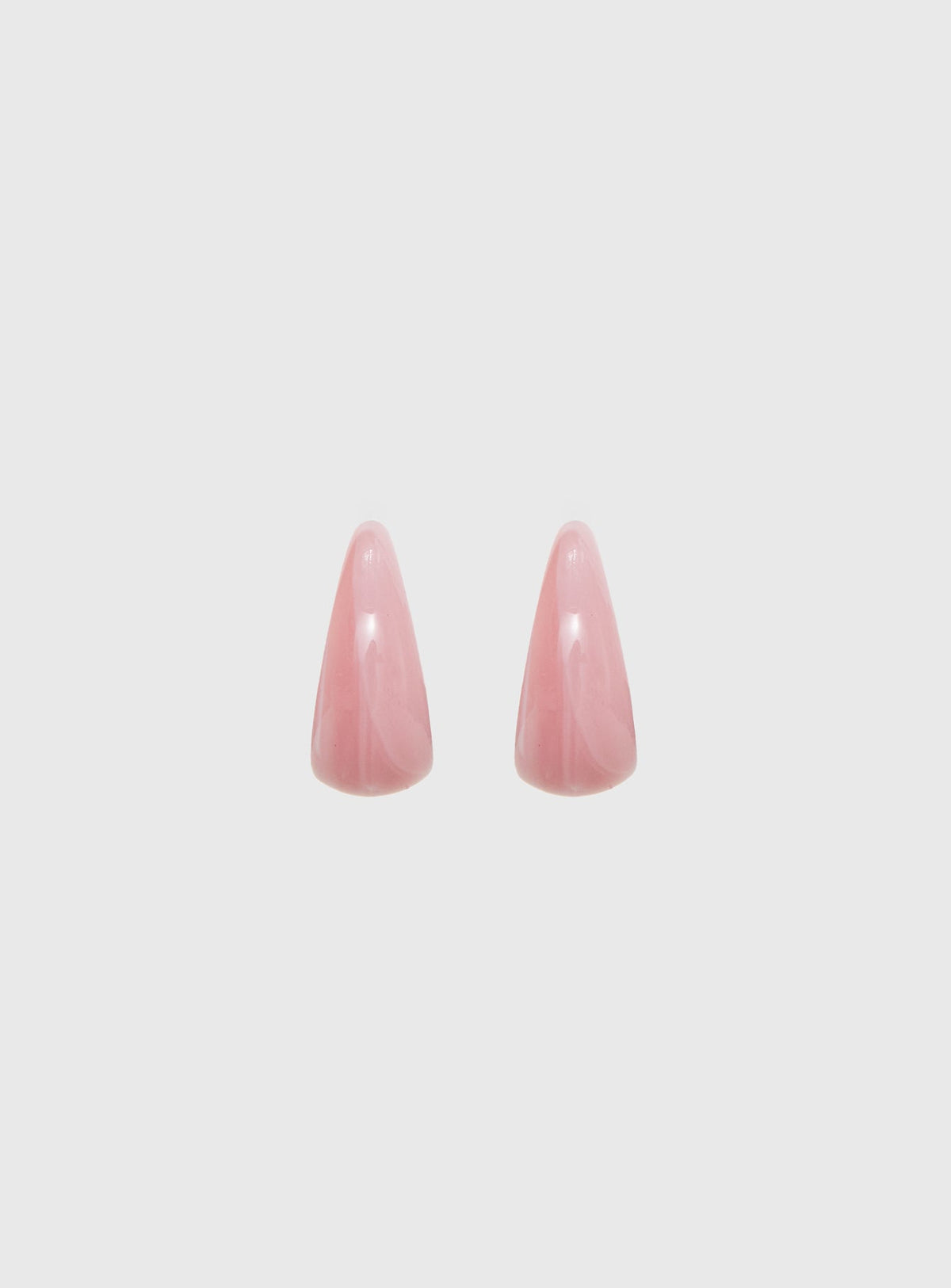 Lindy Hoop Earrings Pink