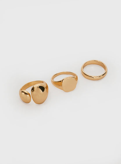 Santaigo Ring Pack Gold