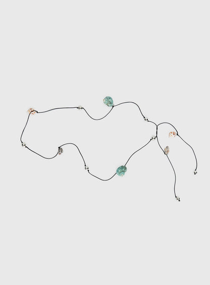 Dazzler Shell Detail Belt Multi