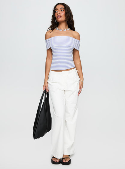Leyah Tie Side Pants White