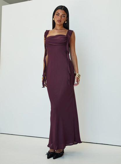 Lanai Maxi Dress Plum